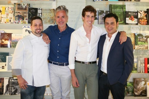 Chef Pedro Salillas, Jaime Beriestain, Oriol Elcacho y Josep Borràs